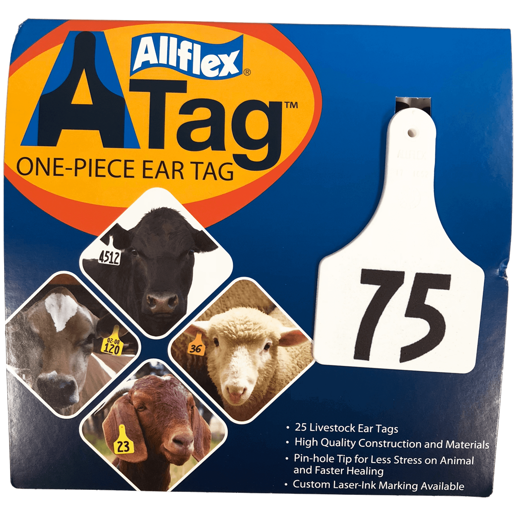Z Tags Calf Ear Tags Green Numbered 101-125 