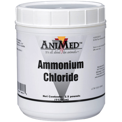 AMMONIUM CHLORIDE 2.5lb JAR