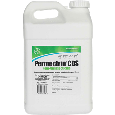 PERMECTRIN CDS POUR ON 2.5gal