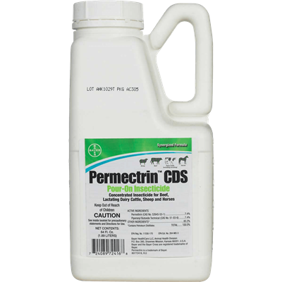PERMECTRIN CDS POUR-ON 1/2 gal