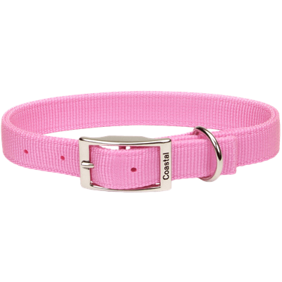 COLLAR 1in DBL - 20in PINK