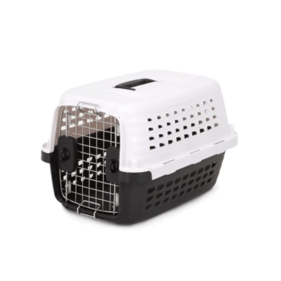 COMPASS KENNEL 24in 10-20lb WHT/BLK