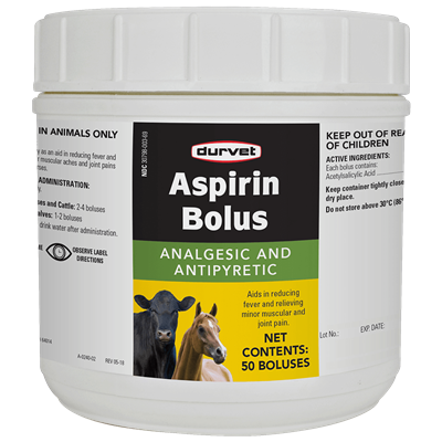 ASPIRIN BOLUS 240gm 50ct