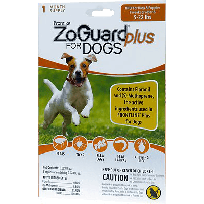 ZOGUARD PLUS FOR DOGS 4-22lb 1pk