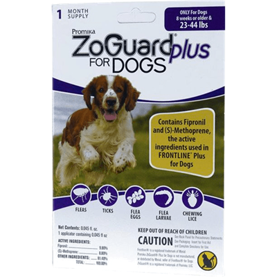 ZOGUARD PLUS FOR DOGS 23-44lb 1pk