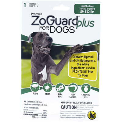 ZOGUARD PLUS FOR DOGS 89-132lb 1pk