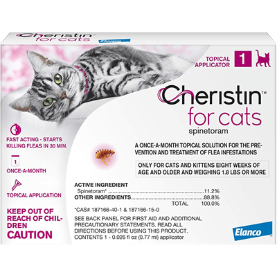 CHERISTIN FLEA TREATMENT FOR CATS 1ct