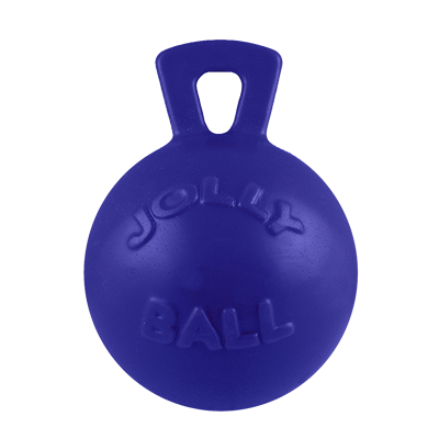 TUG-N-TOSS JOLLY BALL 4.5in BLUE