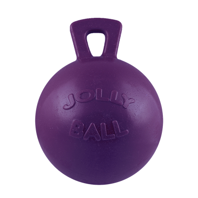 TUG-N-TOSS JOLLY BALL 6in PURPLE