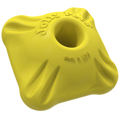 FLEX-N-CHEW SMALL 2in SQUARBLE YELLOW