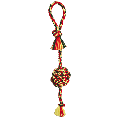 MONKEY FIST ROPE TUG COLOR LG 26in
