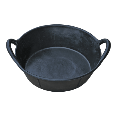 RUBBER PAN 3gal with HANDLES