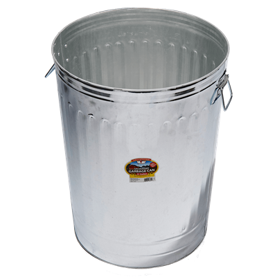 GARBAGE CAN GALVANIZED NO LID 31gal