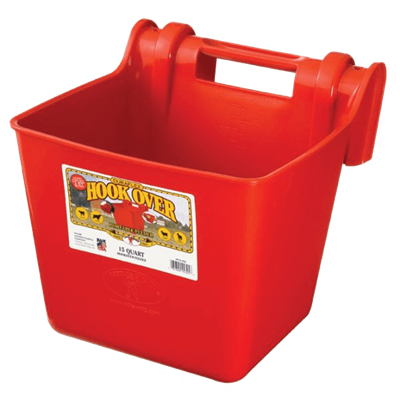 HOOK OVER Feeder 15qt Economy Red