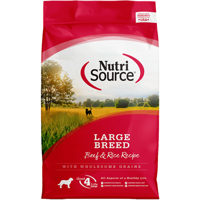 NS LARGE BREED BEEF/RICE DOG 26lb