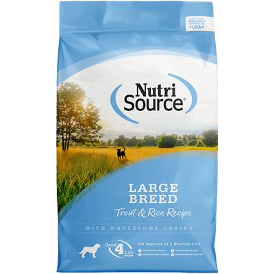 NS LARGE BREED TROUT/RICE DOG 26lb
