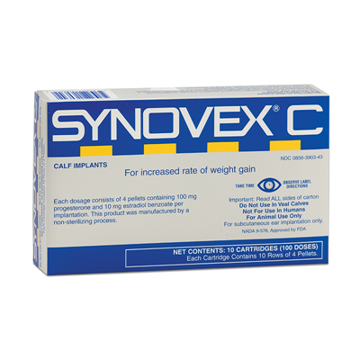 SYNOVEX C CLIPS 100 DOSE
