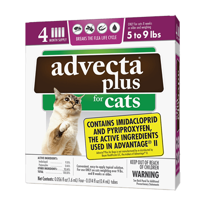 ADVECTA PLUS SMALL CAT 5-9lbs 4pk