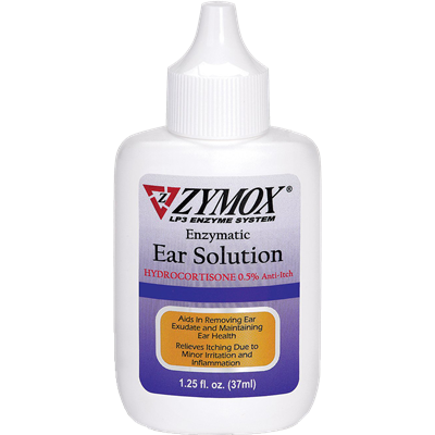 ZYMOX Ear Solution .5 PERCENT HC 1.25oz