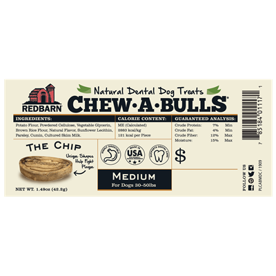 CHEW-A-BULLS CHIP MEDIUM 45ct