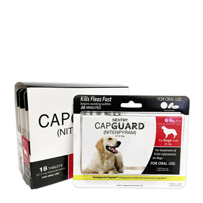 SENTRY CapGuard Flea Tab Dog 25up 6ct