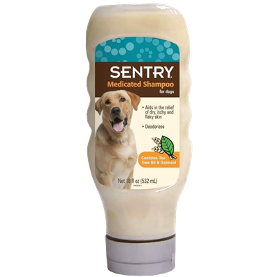 SENTRY MEDICATED SHAMPOO FOR DOGS 18oz