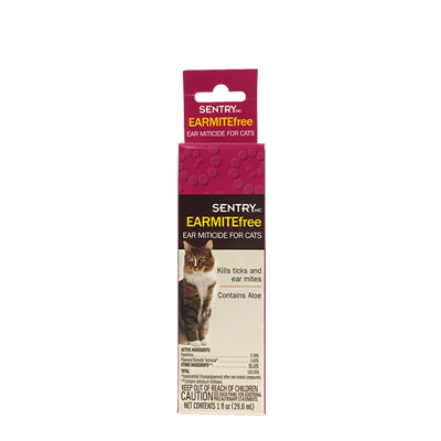 SENTRY EAR MITICIDE FOR CATS 1oz