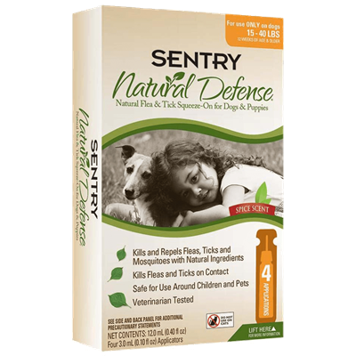 SENTRY ND F/T for DOGS 15-40lbs 4ct
