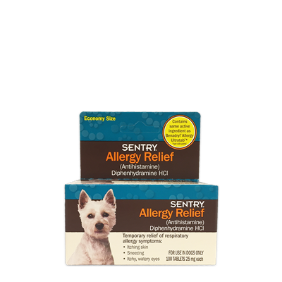 SENTRY ALLERGY RELIEF TABS DOG 100ct
