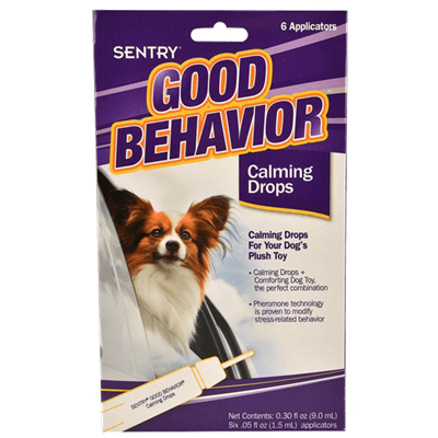 SENTRY CALMING DROPS FOR DOG TOY 6ct