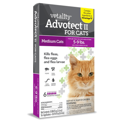 ADVOTECT II FOR CATS 5-9lb 6ds