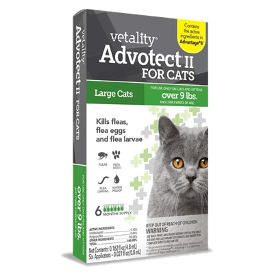 ADVOTECT II FOR CATS OVER 9lb 6ds