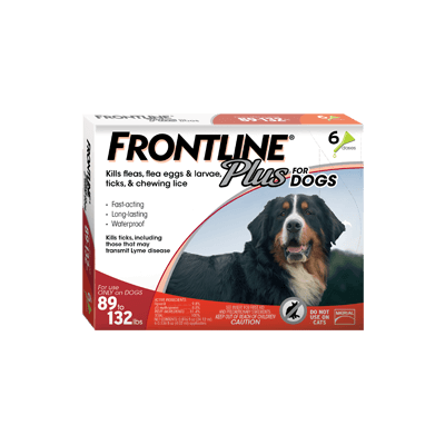 FRONTLINE PLUS DOG 89-132lb 3pk