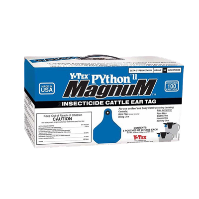 PYTHON II MAGNUM INSECTICIDE TAGS 100ct