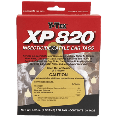 XP 820 INSECTICIDE TAGS 20ct
