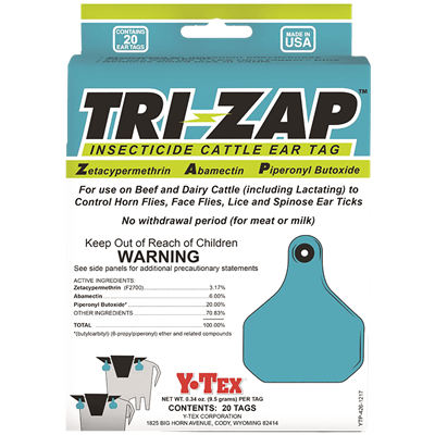 TRI-ZAP INSECTICIDE TAGS 20ct