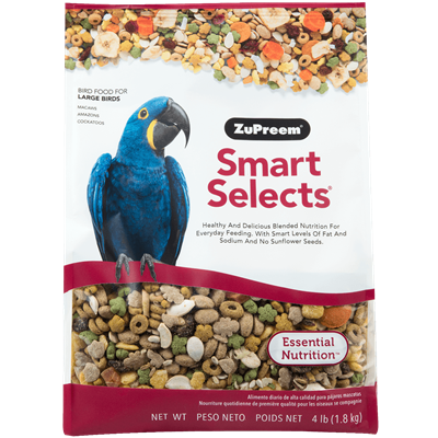 ZUPREEM SMART SELECTS PARROT/CONURE 4lb
